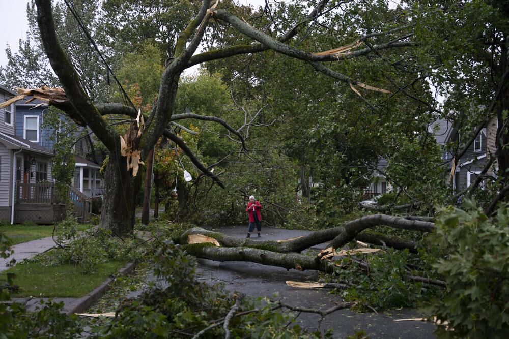 Fiona damage in Halifax